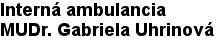 MUDr. Gabriela Uhrinová Logo